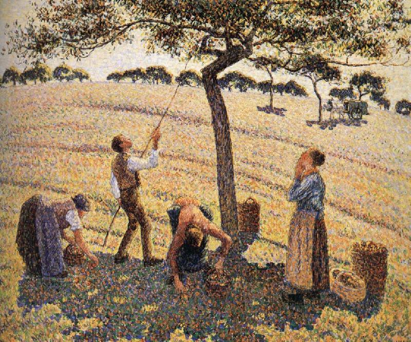 Camille Pissarro Apple picking china oil painting image